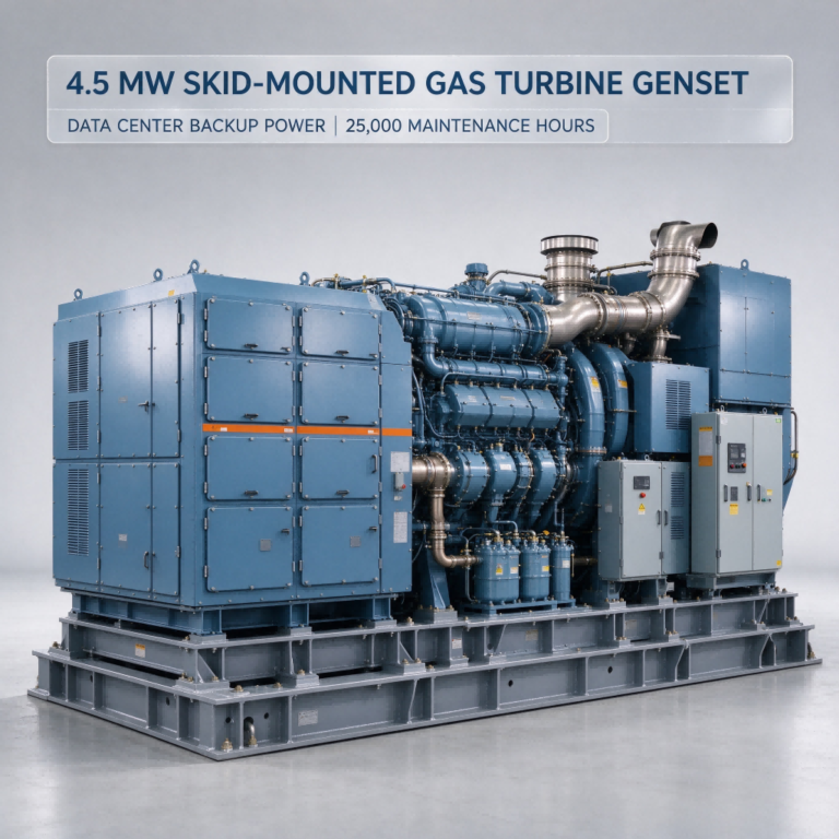 4.5 MW  Gas Turbine Generator