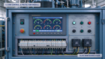 4.5 MW gas turbine generator set control and protection panel, intelligent monitoring system, 25,000 maintenance hours