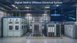 Offshore wind digital O&M and electrical system with 66kV switchgear, SCADA and condition monitoring